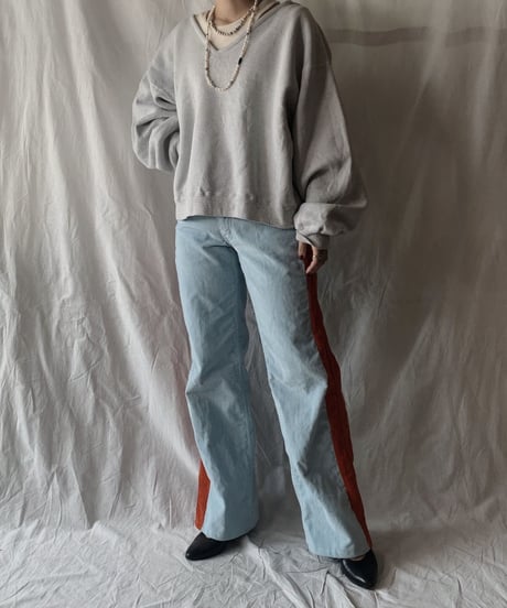 【RE;CIRCLE】 Remake Corduroy Side Line Pants⑤/210317-008