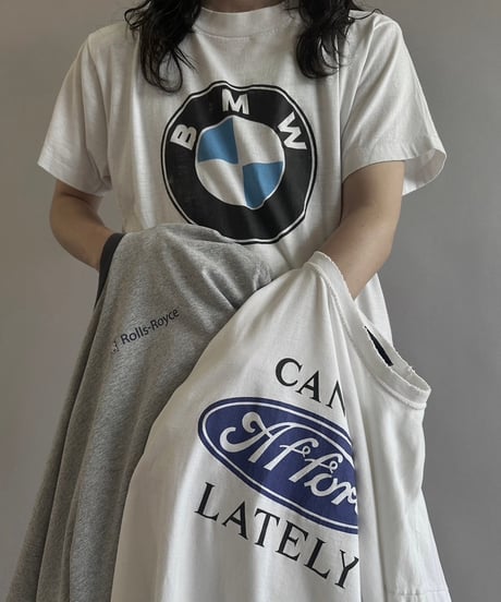 【USED】 Made in USA 90’s Screen Stars Vest BMW T-Shirt  /240729-106