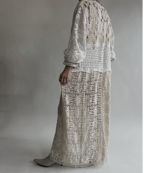 【RE;CIRCLE】 RE Crochet Lace One-piece / 220526-016