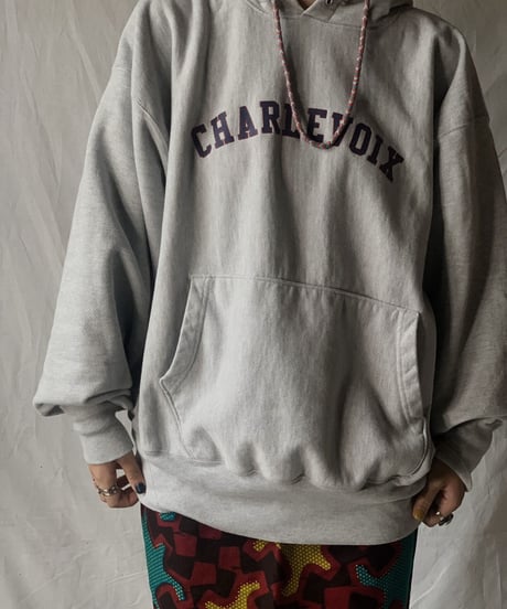 【USED】  Champion Reverse Weave Hoodie CHARLEVOIX/210516-005
