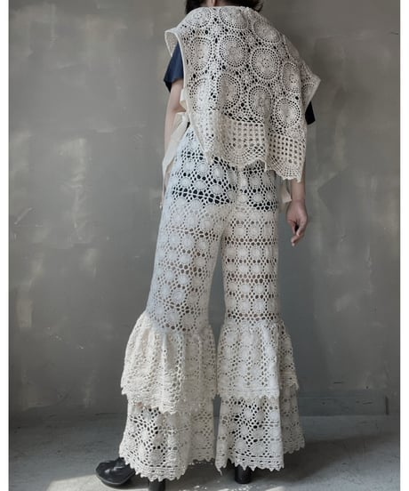 【RE;CIRCLE】 RE Crochet Vest①/20220317-010