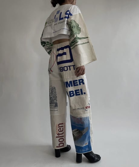 【RE;CIRCLE】 RE Eco-Friendly Bag Straight Pants / 220825-001
