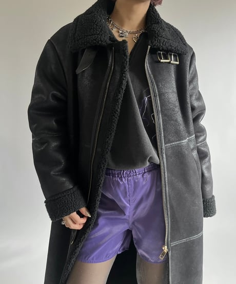 【USED】 ZEN Fake Leather Coat/250125-008