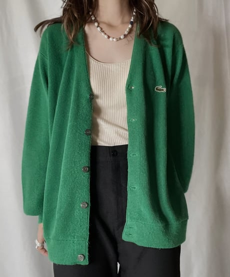 【USED】   LACOSTE Knit Cardigan 12/211126-020