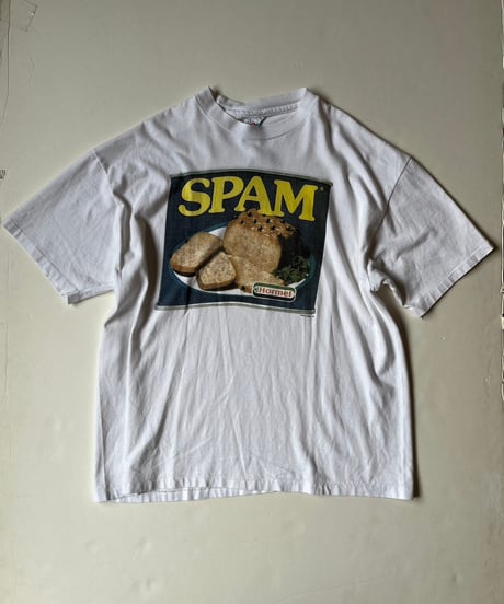【USED】 Made in USA 80's Hanes SPAM T-Shirt  /240729-100