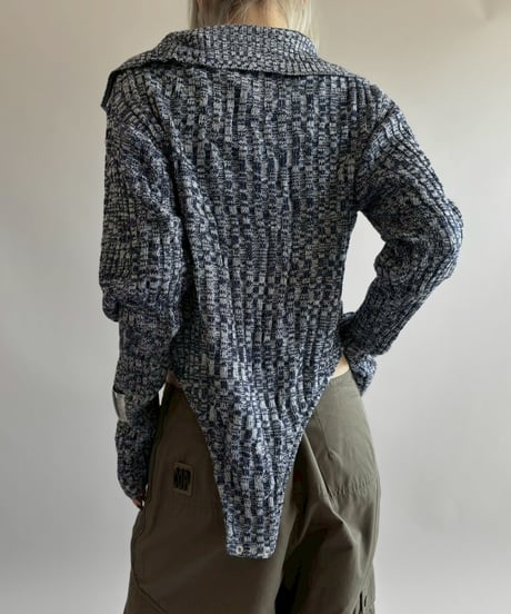 【RE;CIRCLE】 RE Rib Knit Leotard Top / 260416-008