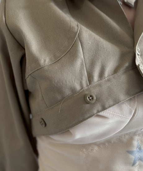 【Chinatsu Aoyama】 RE Makers Shirt Khaki / 260702-028