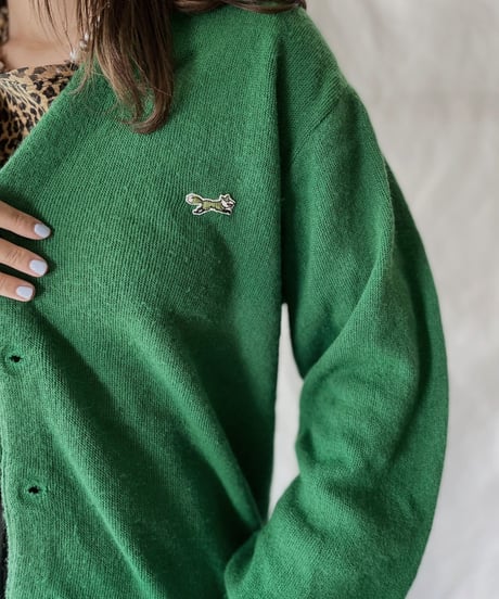 【USED】   THE FOX Acrylic Knit Cardigan/211007-001