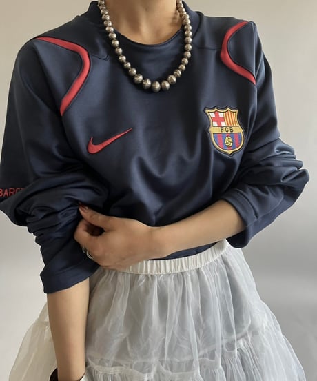 【USED】 Nike BARCELONA Soccer Shirt /240831-021