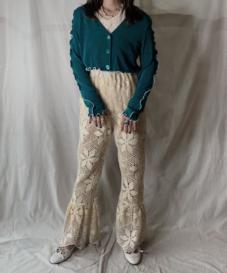 【RE;CIRCLE】 RE Crochet Pants②/210512-014