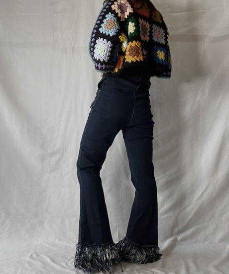 【RE;CIRCLE】 RE Granny Knit Top③/211014-003