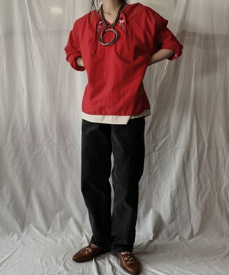 【RE;CIRCLE】RE Embroidery Ethnic Mexican Parker ⑥/210617-024