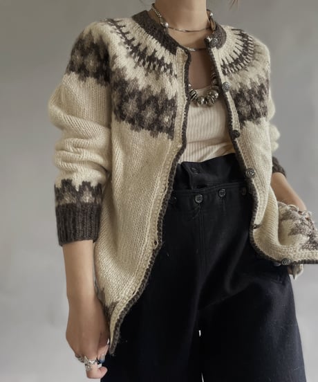 【USED】 Tirolean Knit Top /240120-020