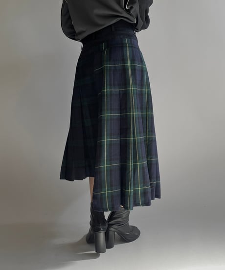 【RE;CIRCLE】 RE Kilt Skirt Long / 250206-006