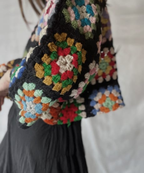 【RE;CIRCLE】 RE Granny Knit Top⑦/211014-007