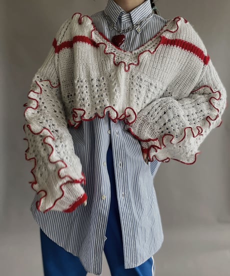 【RE;CIRCLE】 RE Mellow Knit Top / 230216-003