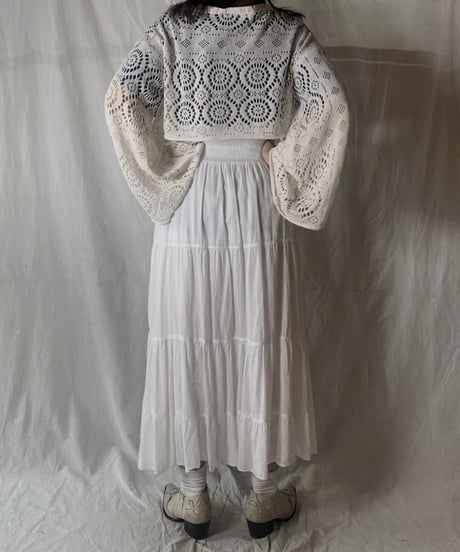 【RE;CIRCLE】RE Crochet L/S Top④/210526-068