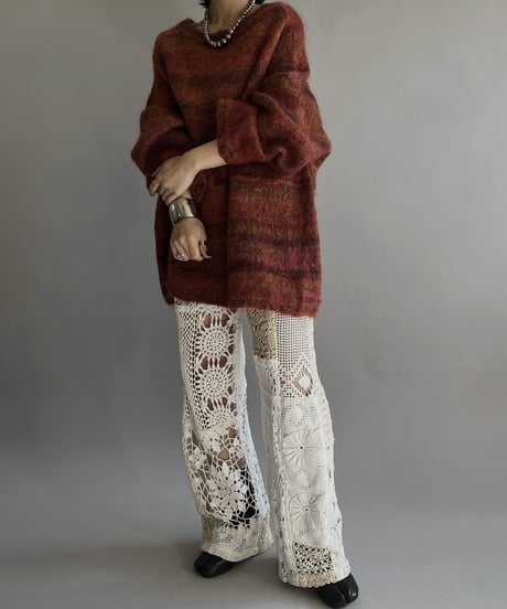 【USED】 Mohair Knit Top /240127-007