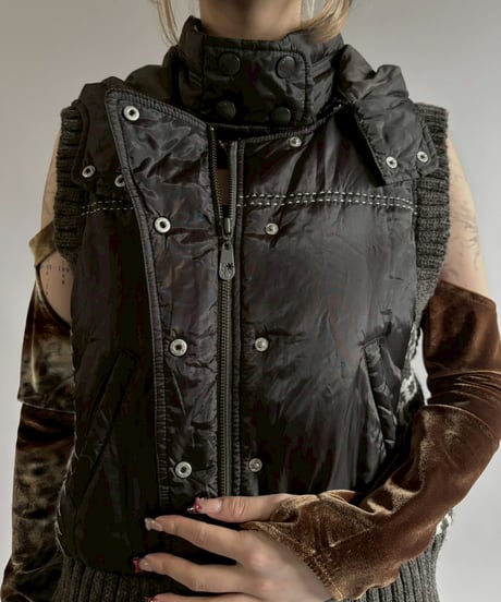 【USED】 ROXY Padded Knit Vest / 260117-008