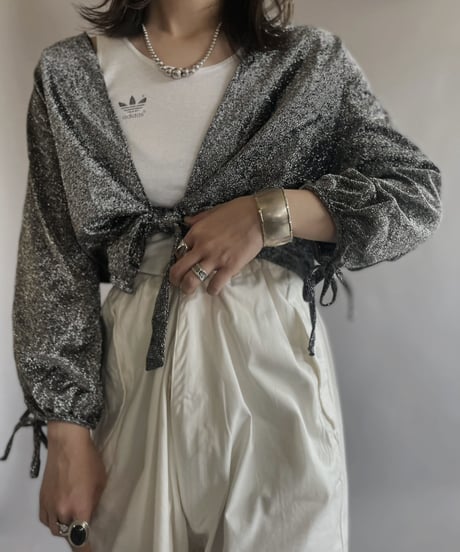 【USED】 L/S Lame Top / 230527-007