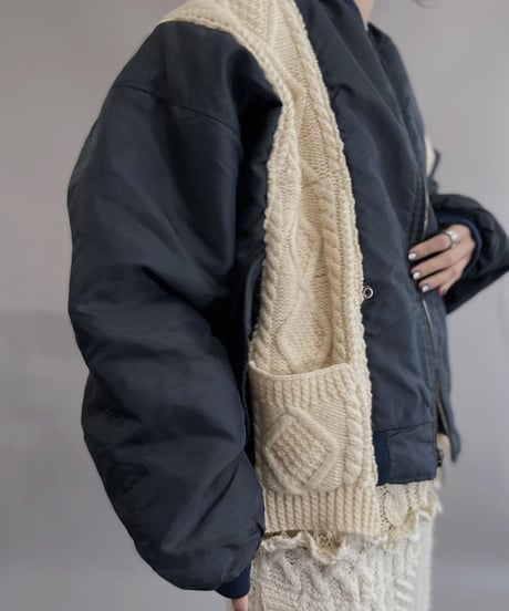 【RE;CIRCLE】 RE MA-1 Alan Docking Jacket / 221208-007
