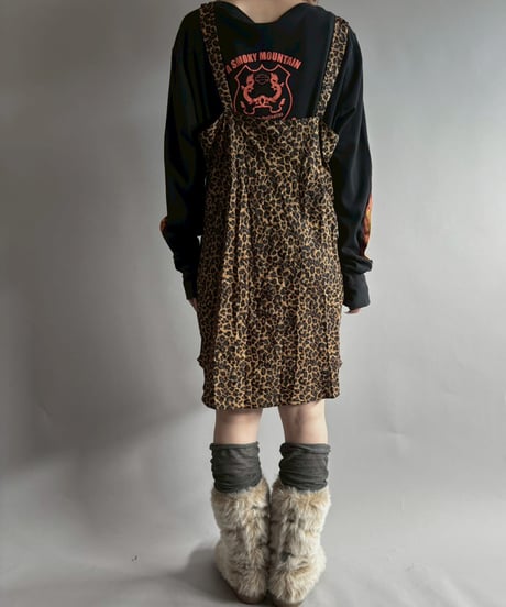 【USED】 Leopard Pattern Camisole One-Piece  /251004-031