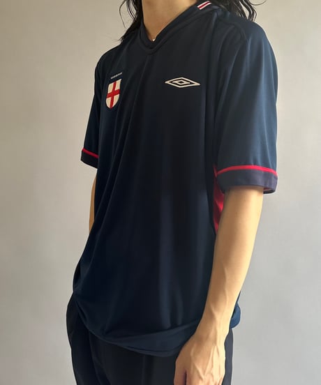 【USED 】UMBRO ENGLAND Soccer Shirt /240603-053