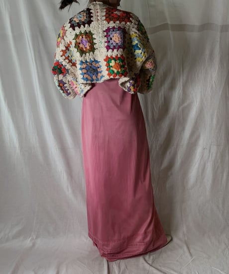 【RE;CIRCLE】 Short Sleeve Granny Knit Top② /210404-002