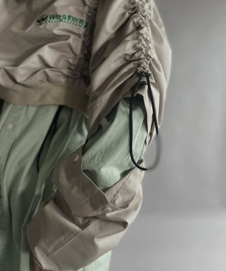 【RE;CIRCLE】 RE Nylon Drawcord Pullover Beige / 230309-013