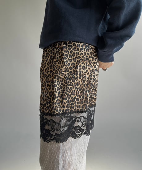 【USED】 Leopard Pattern Mini Skirt /250118-010