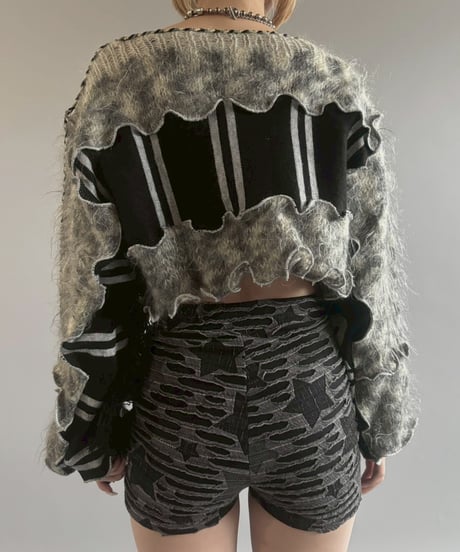 【RE;CIRCLE】 RE Mellow Mohair Knit Top/  251023-035