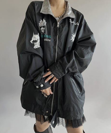 【Mashup Products】 Silk Screen Reversible Nylon Jacket /  240217-005
