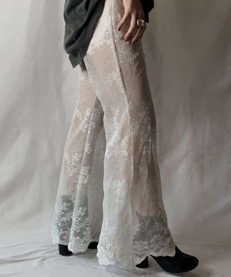 【RE;CIRCLE】 RE Lace Pants⑤/ 210801-071