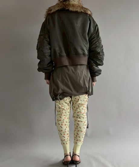 【RE;CIRCLE】  RE MA-1 Fur Collar Short Jacket/ 251120-002