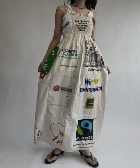 【RE;CIRCLE】 RE Eco-Friendly Bag Camisole One-piece / 220804-023