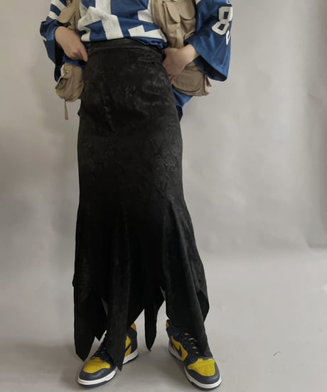 【USED】 Poly Skirt Black / 230311-006