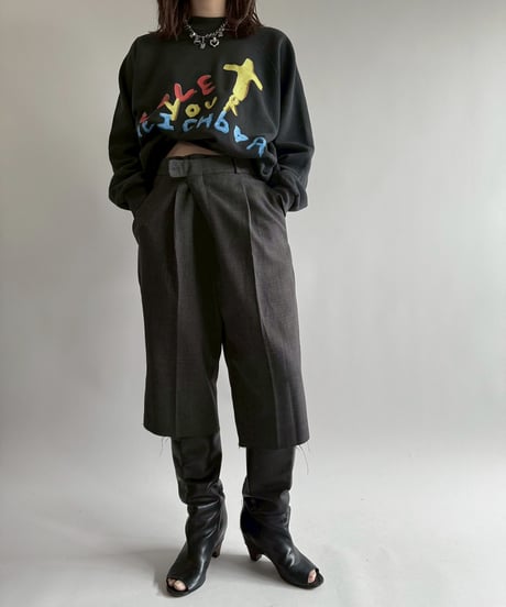 【USED】 END IS NEAR 90's Fruit of the Loom L/S Sweat Top /250329-020
