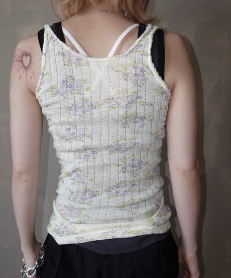 【RE;CIRCLE】 Re Embroidered Camisole Top  /  250724-024