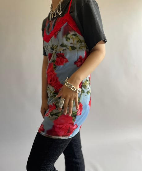 【USED】 Flower Patterned Camisole Top /240914-019