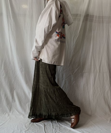 【RE;CIRCLE】RE Embroidery Ethnic Mexican Parker ④/210617-022