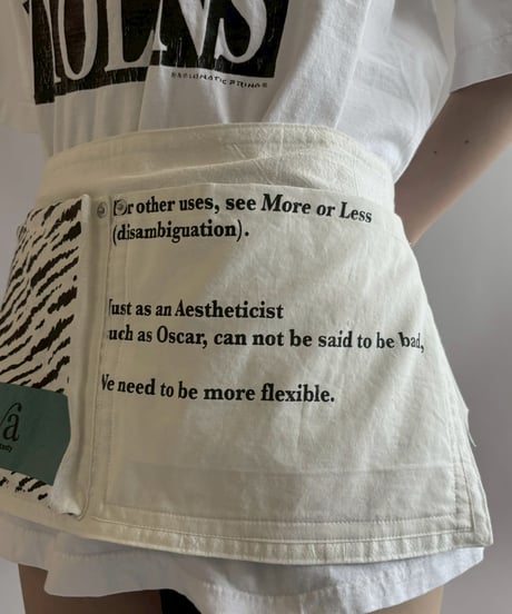 【RE;CIRCLE】 Re Eco Bag Apron /  260518-008