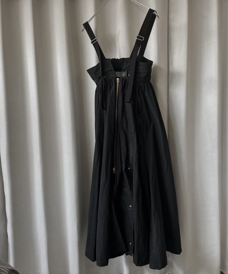 【2026SS最終 / RE;CIRCLE】 RE U.S Military Rebuild 2way One-piece (Black)/ ARMY-02