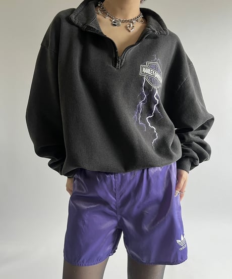 【USED】 Made in USA Harley-Davidson Half Zip Top /250125-009
