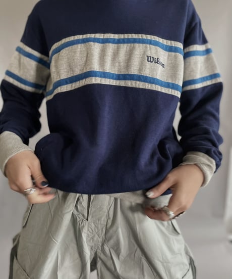 【USED】 Wilson Long Sleeved Sweat Shirt / 230128-028