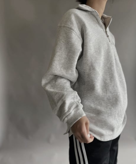 【USED】 Detto Fatto Half Zip Sweat Top / 230218-020