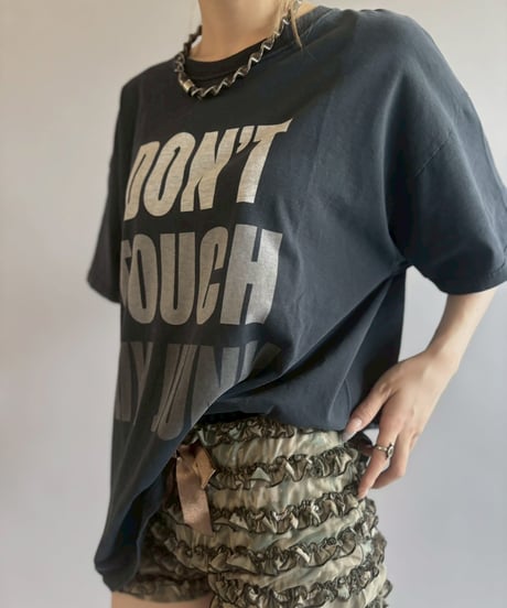 【USED】 FRUIT OF THE LOOM DON'T TOUCH MY JUNK T-Shirt / 260523-009