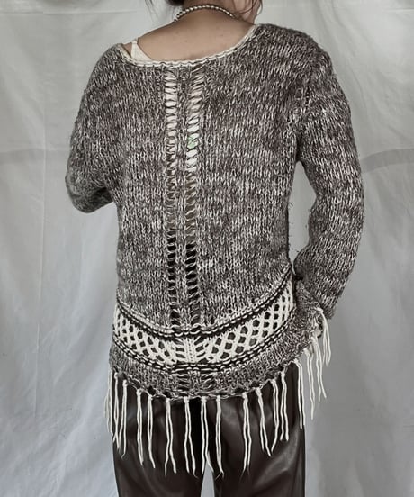 【USED】    Knit L/S Top/211216-038