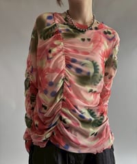 【USED】 Design sheer top/250920-027