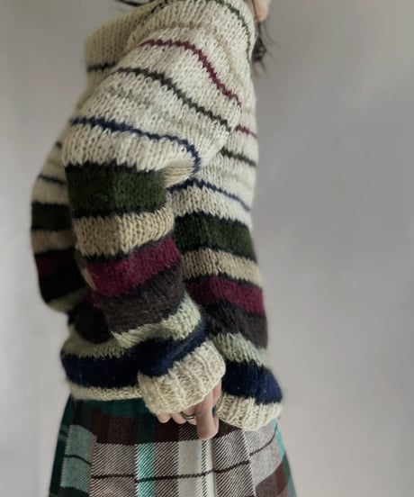 【USED】 Prides Crossing Striped Knit Top / 230105-018