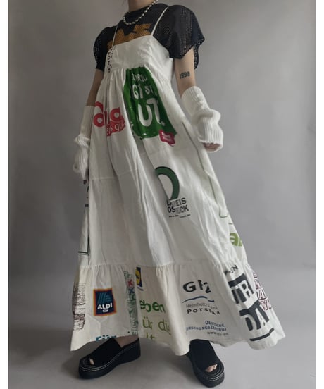 【RE;CIRCLE】RE Eco-Friendly Bag Camisole Long One-piece / 230427-028